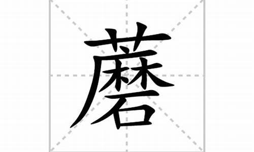 蘑组词2个字