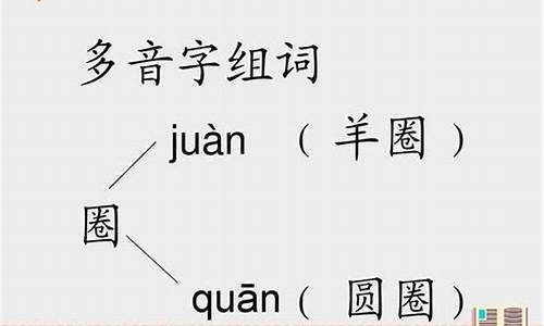 圈的多音字组词_圈的多音字组词组