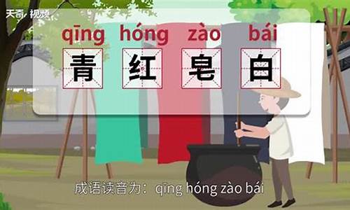 青红皂白的意思_不分青红皂白的意思